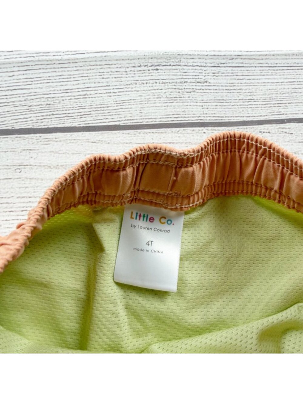 Little Co. By Lauren Conrad Boys Swim Trunks Seashell Print Mesh Lined 4T - Picture 2 of 3